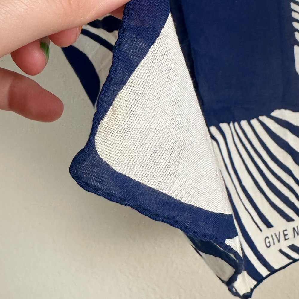 Vintage Givenchy Cotton Square Scarf - Picture 14 of 15